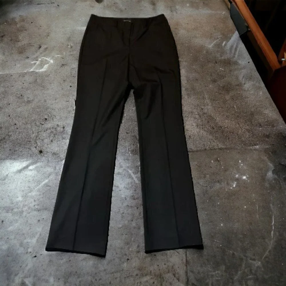 The Limited Cassidy Fit Black Slacks with Flare Leg, Size 2